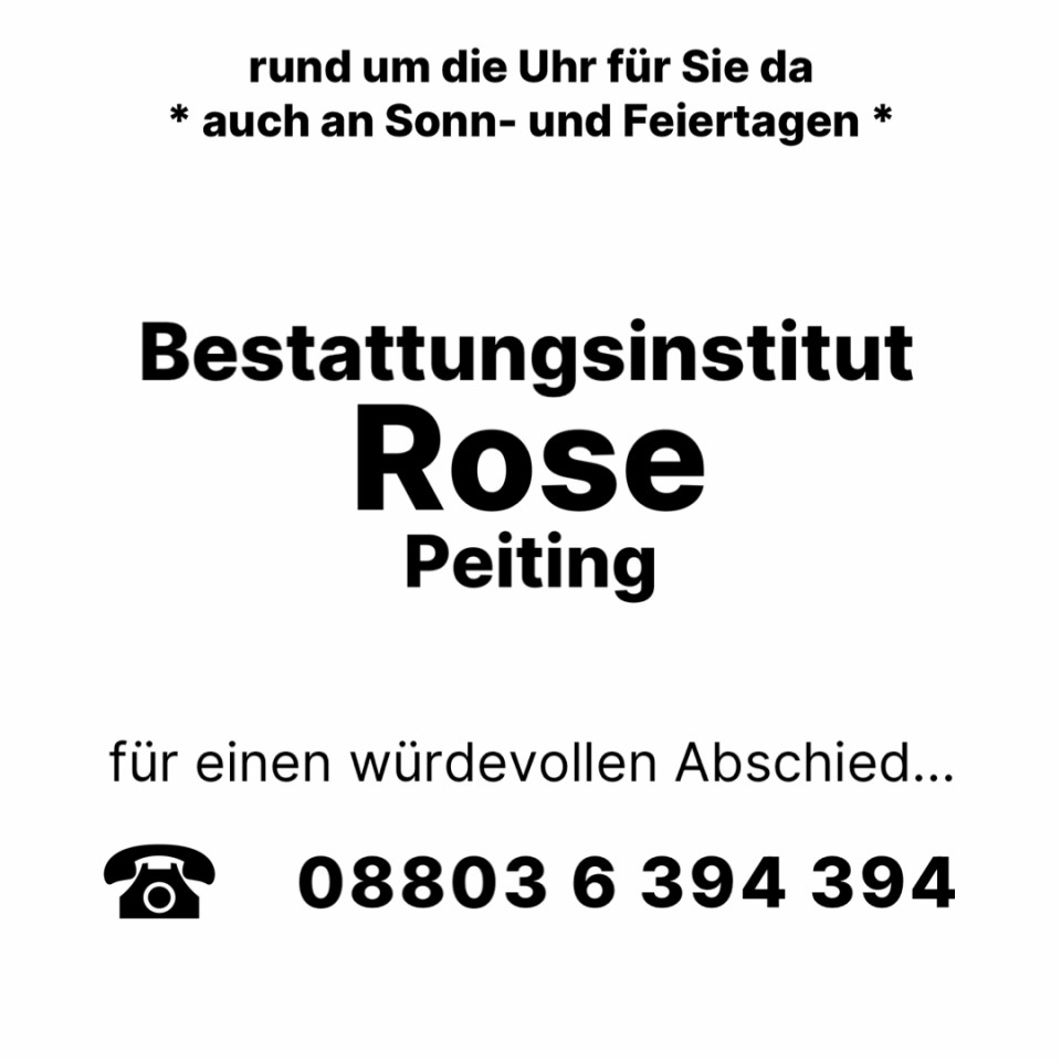 Beerdigungen Herzogsägmühle